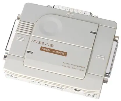 ATEN AS-251P-K Automatický přepínač 2x PC - 1x tiskárna  