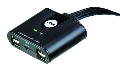 ATEN USB 2.0 Přepínač periferií 4 PC : 4 USB  