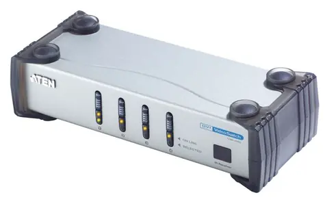 ATEN video přepínač 4 PC - 1 DVI + 4x cinch audio / DO
