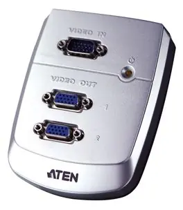 ATEN Video rozbočovač 1PC - 2VGA (250Mhz)