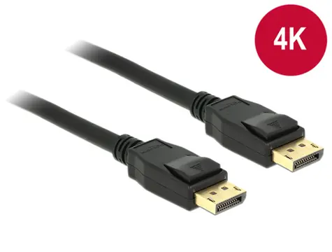 Delock Displayport 1.2 kabel samec - samec 2 m / 4K