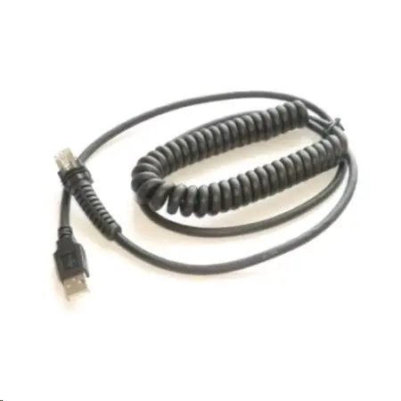 DATALOGIC USB kabel (CAB-524) 2.5m černý / typ A / kroucený / napájení přes terminál