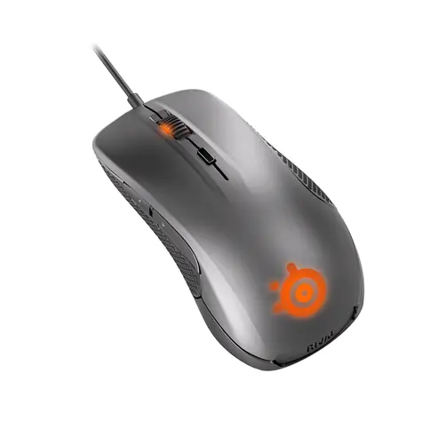 SteelSeries Rival 300 / Herní myš / optická / 6500DPI /  USB / šedá