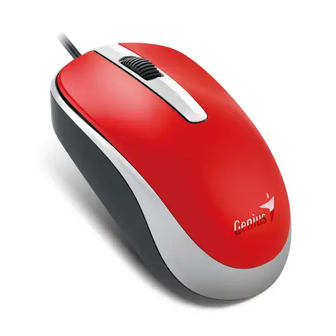 Genius DX-120 červená / drátová / 1200 dpi / USB