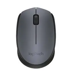 Logitech myš Wireless Mouse M170, bezdrátová, optická, černá-šedá, 1000dpi