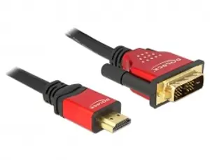 DeLock Kabel High Speed HDMI – HDMI A samec > DVI samec / 2 m