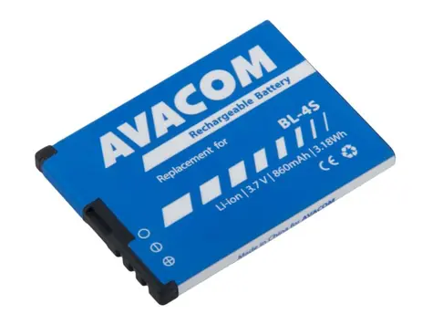 AVACOM Baterie do mobilu Nokia 3600 Slide a 2680 / Li-Ion / 3.7V / 860mAh / náhrada BL-4S