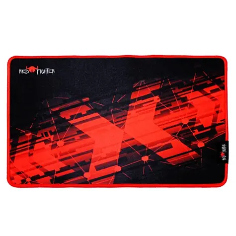 Red Fighter - 360 x 260 x 4 mm černo-červená / Herní podložka pod myš / 360 x 260 x 4 mm