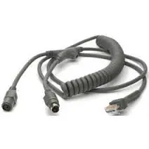 DATALOGIC KWB kabel / spirálový / Mini-DIN / 2m / šedý