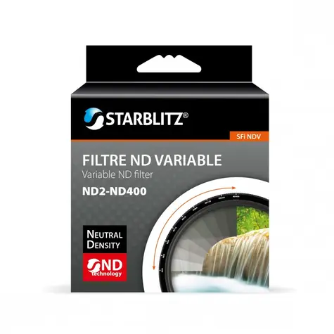 Starblitz ND variable (ND2-ND400) filtr 49mm / neutrálně šedý filtr variabilní 
