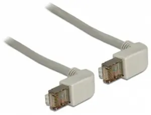 Delock kabel RJ45 Cat.5e SFTP pravoúhlý - pravoúhlý / 1 m