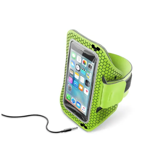 CellularLine Sportovní neoprénové pouzdro ARMBAND RUNNING / pro smartphony do velikosti 5.2