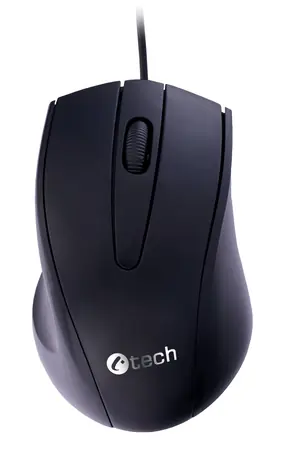 C-TECH WM-07 / Optická myš / 1200 dpi / USB / černá