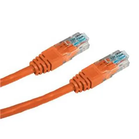 DATACOM Patch kabel UTP CAT5E 0.25m oranžový