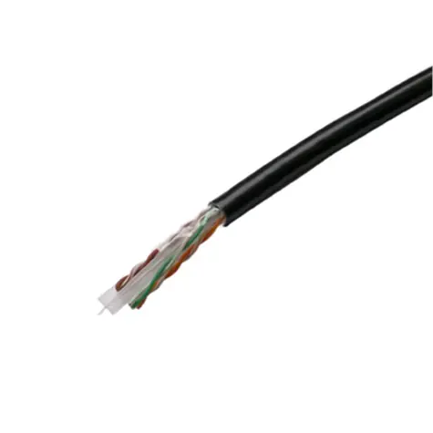 DATACOM UTP drát CAT6 / PE / 100m / černý / OUTDOOR