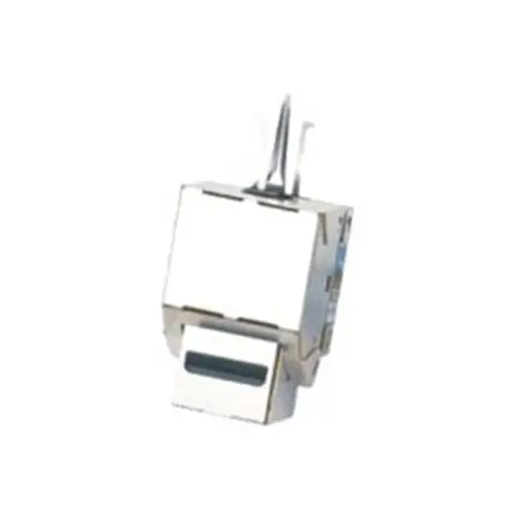 DATACOM Keystone CAT5E / STP / dual-mini / stříbrná