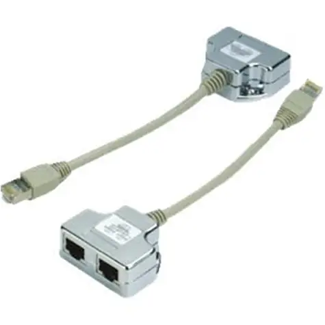 DATACOM Rozbočka 1xRJ45 na 1xRJ11+RJ45 / STP / CAT5E