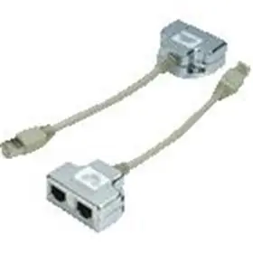 DATACOM Rozbočka STP / 1xPC na 1TEL a 1TEL
