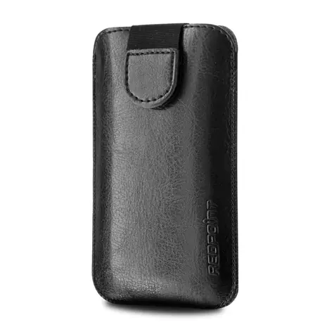 FIXED Soft Slim Pouzdro se zavíráním 5XL+ / PU kůže / velikost 5XL+ / černé