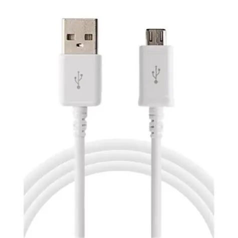 SAMSUNG microUSB datový kabel / 1.15 m / bílý