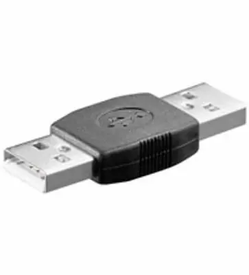 DeLock USB Adapter - USB A samec-samec (spojka) / černý 