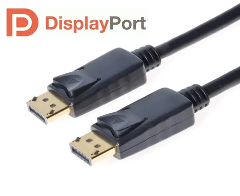 PremiumCord DisplayPort 1.2 4K přípojný kabel M-M zlacené konektory 1m