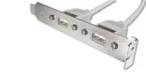 Digitus záslepka slotu s 2 USB porty / kabel 2x5pin 0,25m