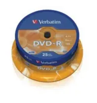 Verbatim 25ks DVD-R 16x / 4.7GB / Pack Spindle