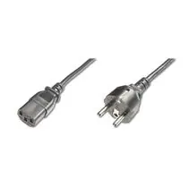 PremiumCord napájecí kabel 230V, délka 2m CEE7 přímý/IEC C13
