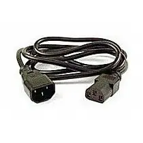 PremiumCord prodlužovací kabel napájení 240V, délka 1,8m IEC C13/C14
