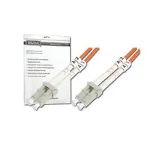 Digitus Fiber Optic Patch, LC to LC,Multimode 50/125µ,Duplex,Class OM3, 3m