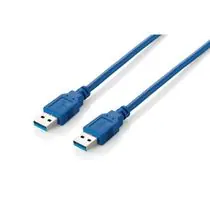 equip USB 3.0 Cable A->B M/M 1,0m, blue