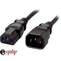 equip Power Extension VDE black