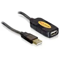 DeLock USB 2.0 kabel, prodlužující A-A samec/samice 10m, aktivní