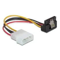 Power Adapter Molex na 1x SATA 15-pin kolmý dolů, kovová západka