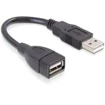 DeLock USB 2.0 kabel, prodlužující A-A samec/samice 13 cm