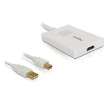 Delock adaptér Displayport mini+USB Audio> HDMI