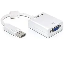 DeLock adaptér DisplayPort (samec) na VGA (samice)