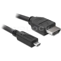 Delock HDMI 1.4 kabel A/D samec/samec, délka 1 metr