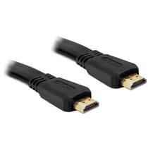 DeLock HDMI 1.4 kabel A/A samec/samec, plochý, délka 2 metry