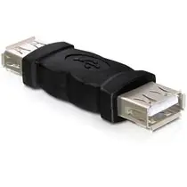 DeLock USB Adapter, USB A šedý samice/samice (spojka)