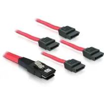 DeLock kabel SAS mini 36-pin - 4x SATA 50 cm