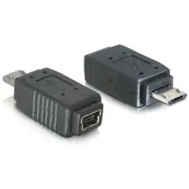 DeLock redukce micro USB B samec na USB mini 5pin samice