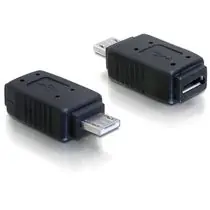 Delock redukce micro USB A+B samice na micro USB A samec