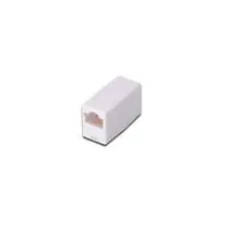 Digitus spojka RJ45 nestíněná bílá