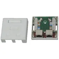 STP dvojzásuvka nad omítku - 2 x RJ45