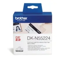 Brother - DKN 55224 (papírová role nelepicí bílá 54mm x 30,48m)