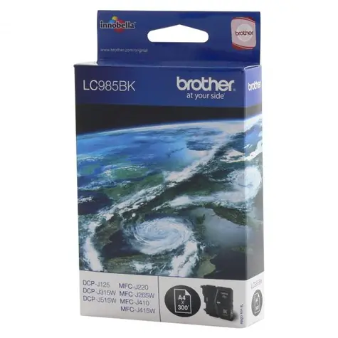 Brother originální ink LC-985BK / černá / 300 str.