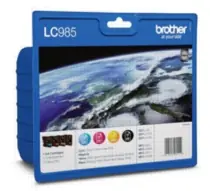 LC-985 sada inkoustů - black, magenta, yellow, cyan