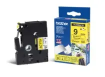 Brother - TZ-FX621,  žlutá / černá, 9 mm,  s flexibilní páskou